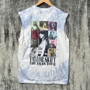 Taylor Swift The Eras Tour Tie Dye Official Sleeveless Shirt Size Adult Medium